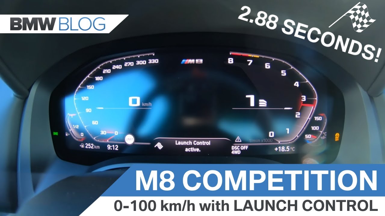 0-100 km/h (0-62mph): BMW M8 Competition Coupe - Fastest BMW Ever?