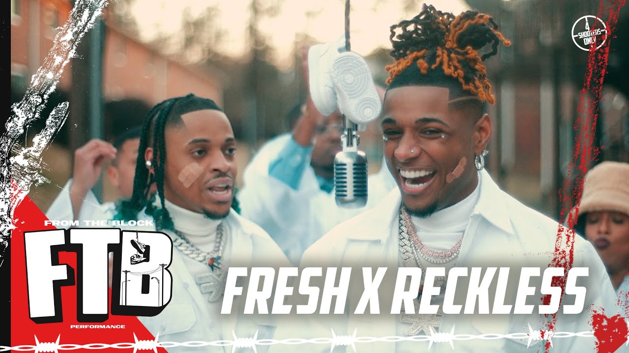 Fresh X Reckless - White G-Nikes | From The Block Performance 🎙
