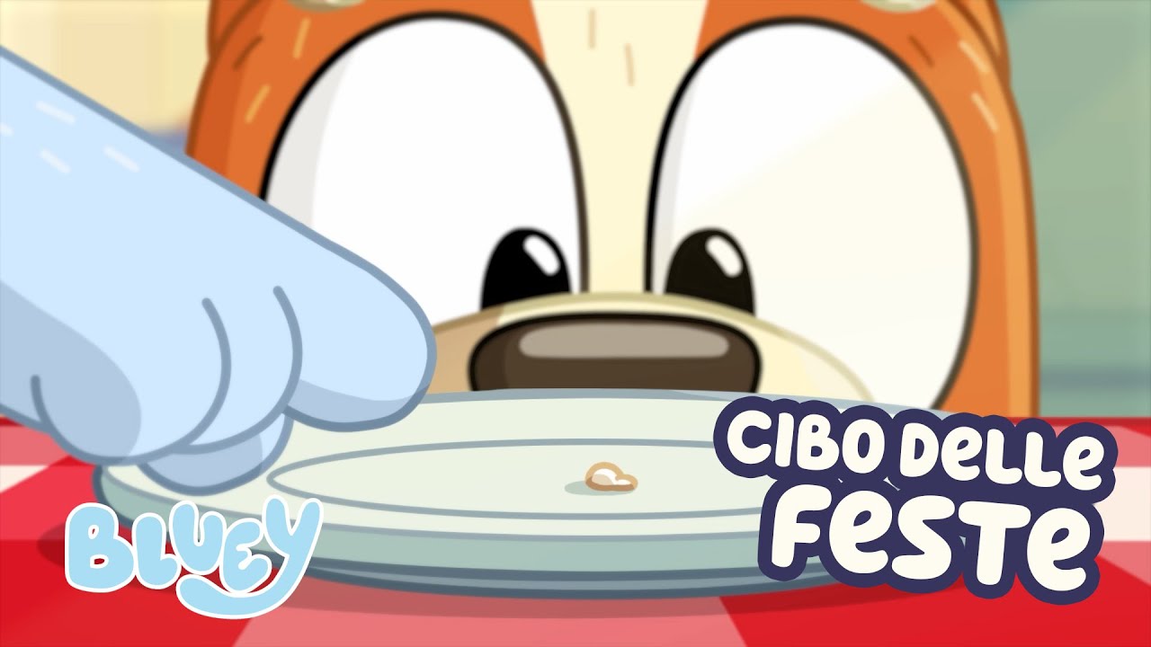 È ora di festeggiare con i piatti delle feste! 🍗💙 | Bluey Italiano Canale Ufficiale