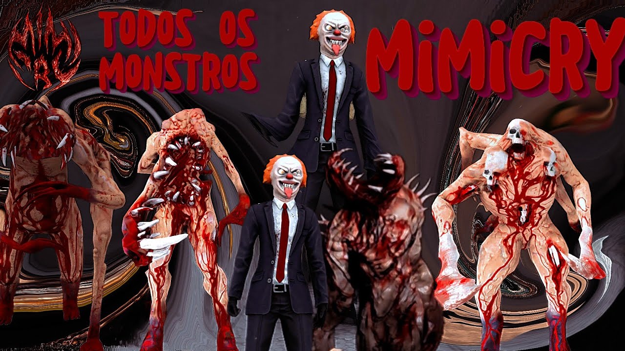 Mimicry: JOGUEI COM TODOS OS MONSTROS DO MIMICRY/ COM  DANO+SAÚDE+VELOCIDADE NO MÁXIMO!(mobile)
