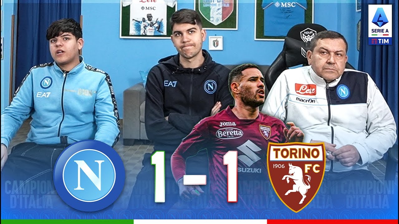 SPRECATA... NAPOLI-TORINO 1-1 | LIVE REACTION NAPOLETANI