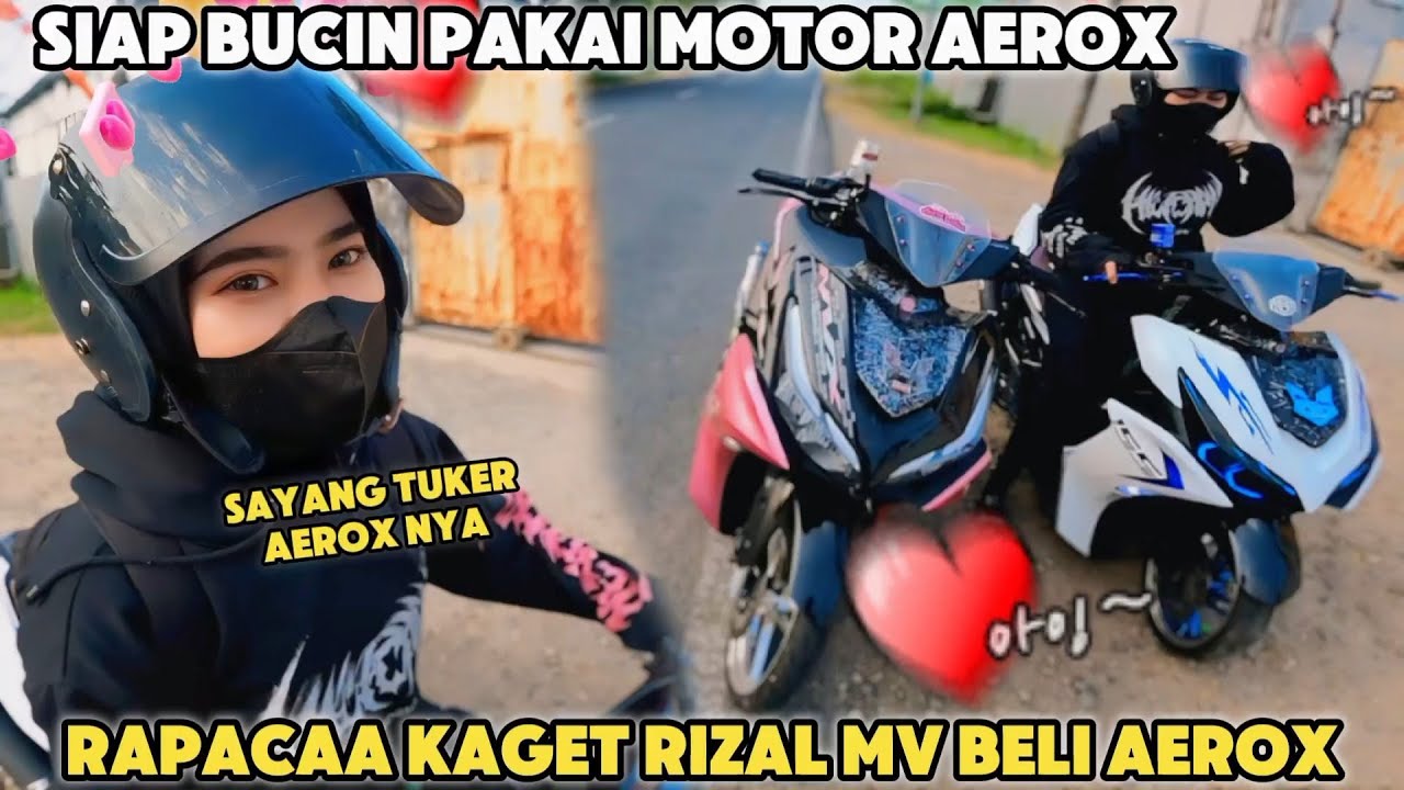 PRANK IKUTIN RAPACAA PULANG KERJA PAKAI AEROX ‼️RAPACAA KAGET RIZALL MV BELI MOTOR LAGI ‼️