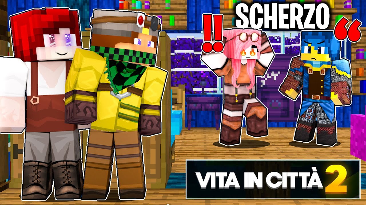 SCHERZO A STEF e PHERE CON XIAO - Vita in Citt&agrave; 2 - Minecraft