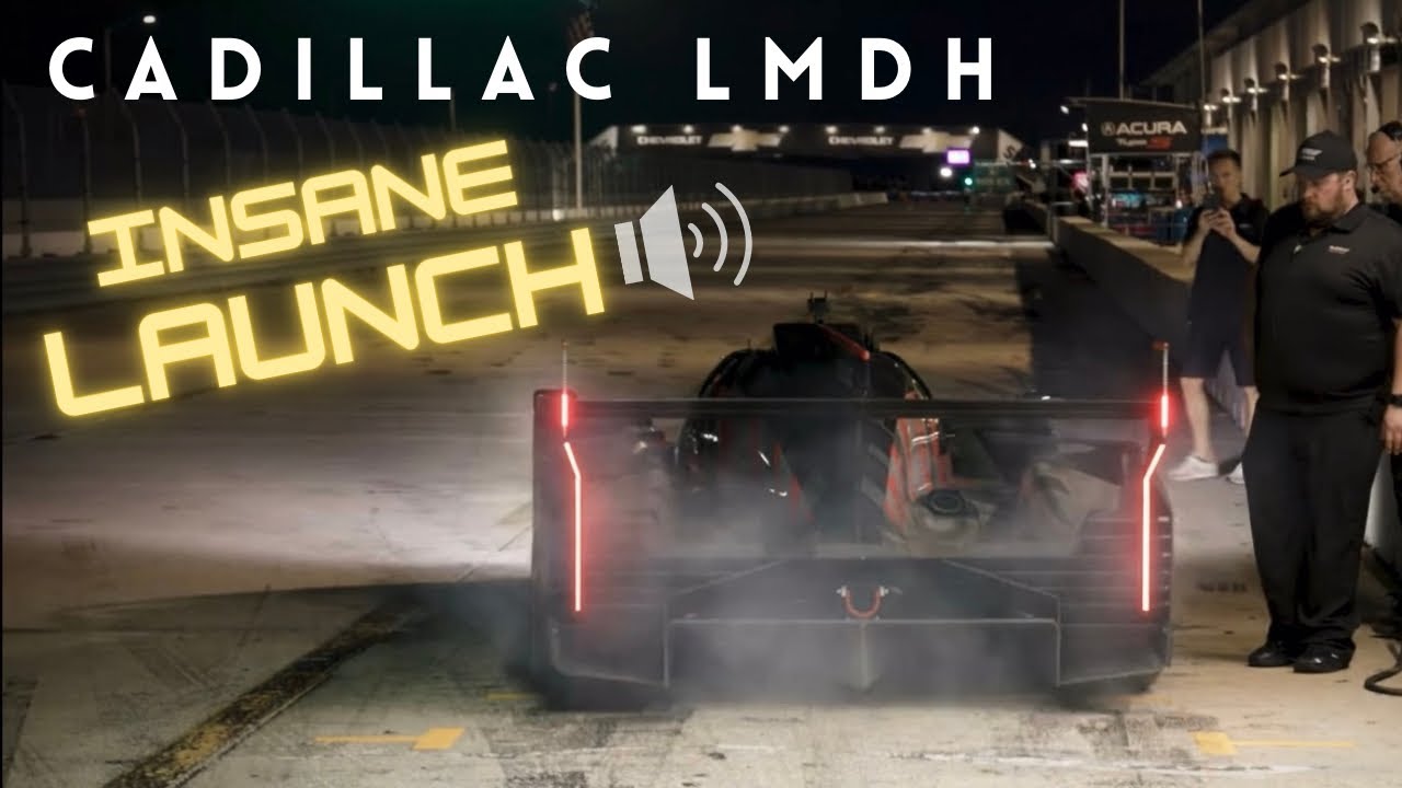 INSANE LAUNCH: Cadillac LMDh 5.5 Liter V8