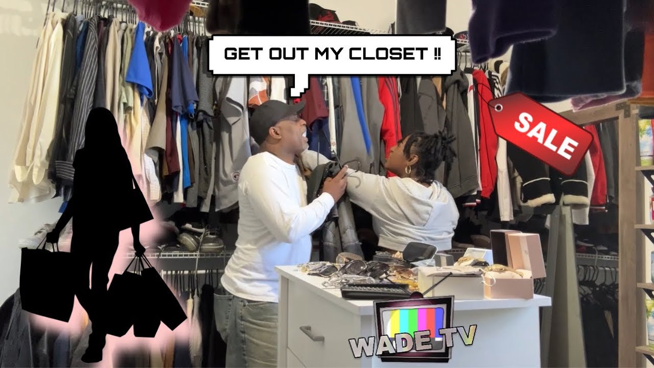 SHOPPING IN MY DAD CLOSET PRANK *HILARIOUS*