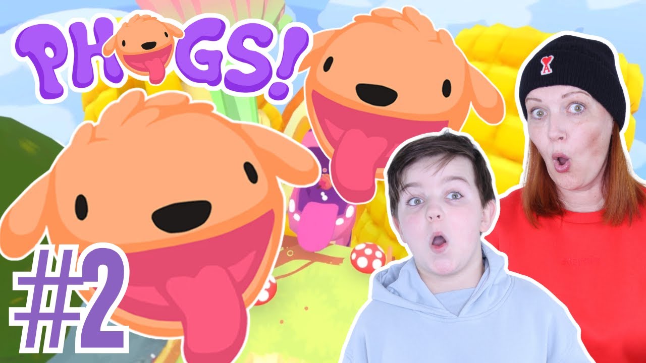 Dogs, hot-dogs or worm-dogs? No! PHOGS! | Gameplay with Ima and Jessy