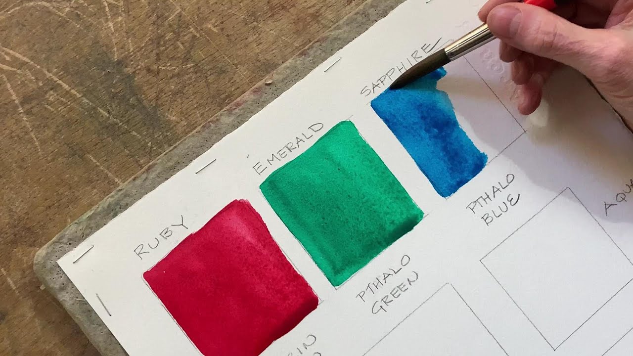 Watercolor Demonstration: 