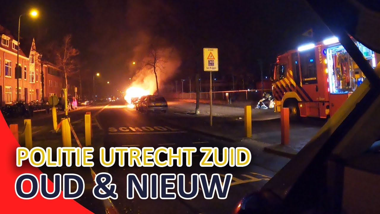 Politie Utrecht Zuid | Dienst tijdens Oud en Nieuw | Vuurwerk | Brand | Overlast |