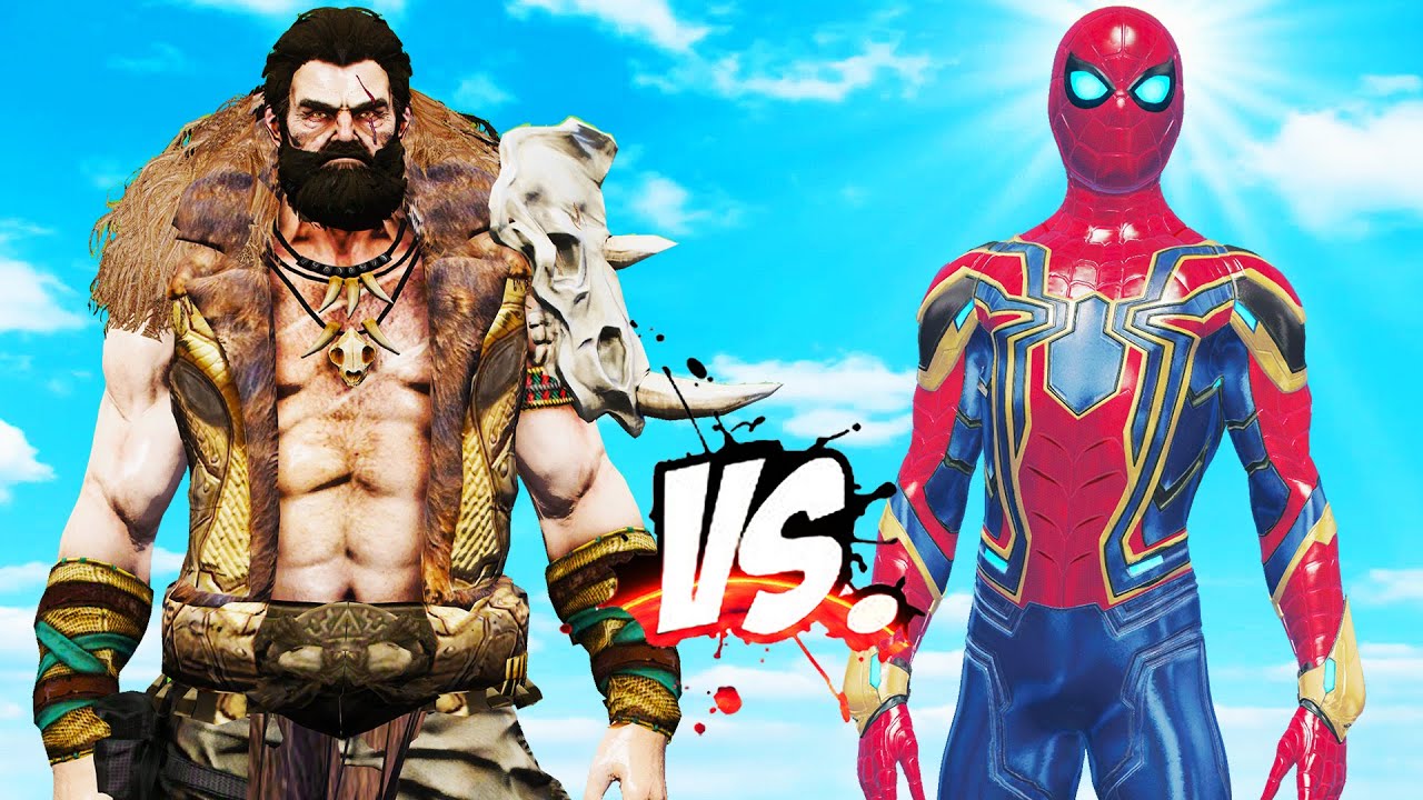 IRON SPIDER VS HUNTER KRAVEN - EPIC SUPERHEROES WAR