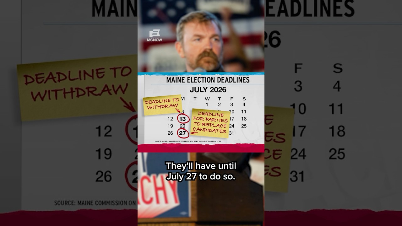 'The wheels are coming off': Maddow on growing calls for Platner to end Maine Senate bid