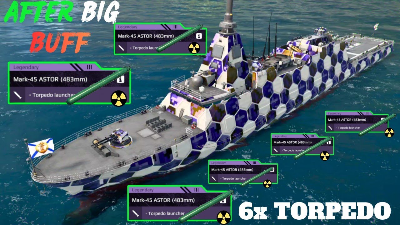 JS MOGAMI - AFTER BIG BUFF 🔥 6x NUCLEAR TORPEDO 😮- modern warships 