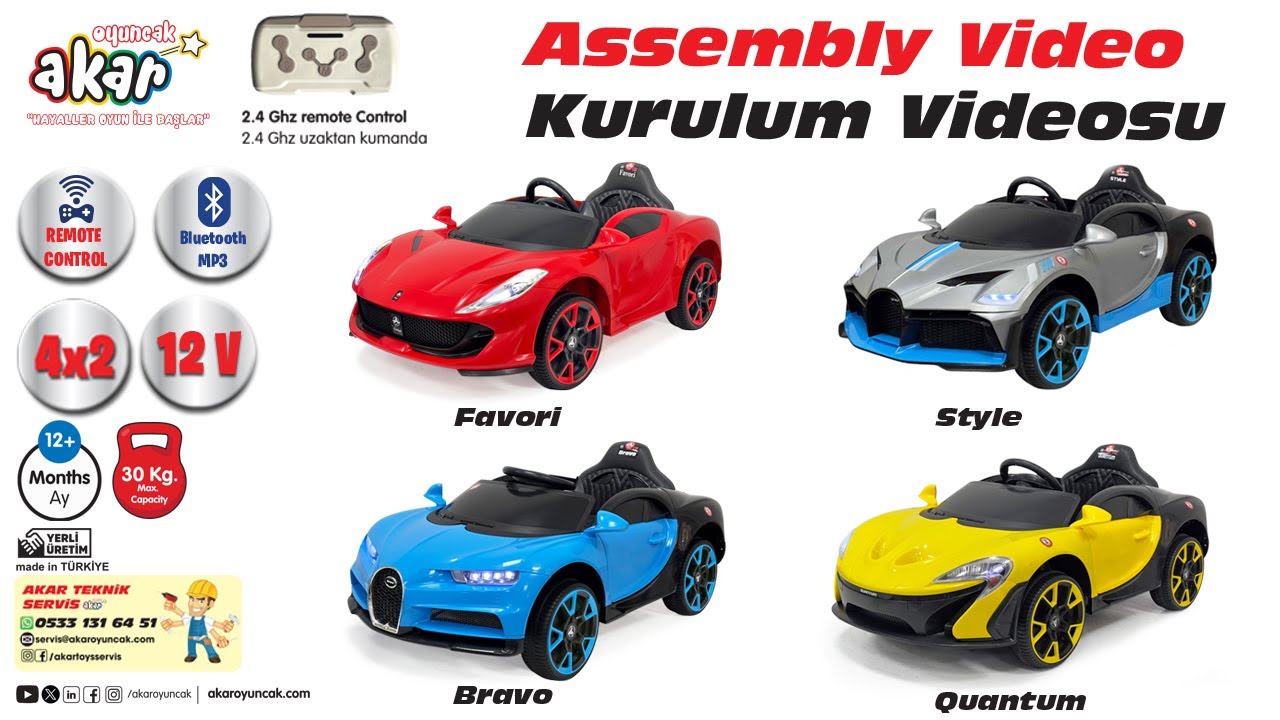 AKAR - 2 AKÜLÜ ARABA KURULUM VIDEOSU  Favori, Style, Bravo, Quantum