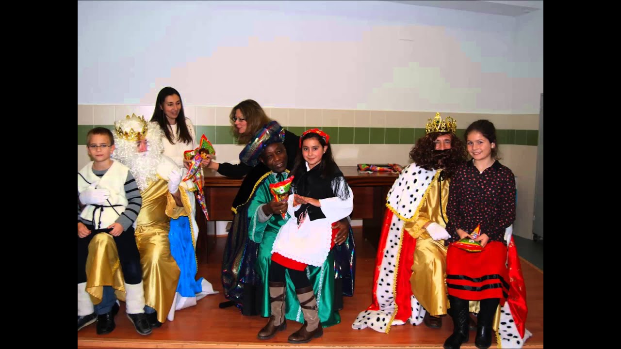 Visita Reyes Magos Ed  Primaria Colegio San Juan Bosco Salamanca 2014