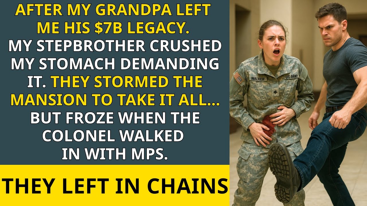 My Stepbrother’s Boot Crushed My Stomach For $7B—Until The Colonel Ordered Them Out In Chains
