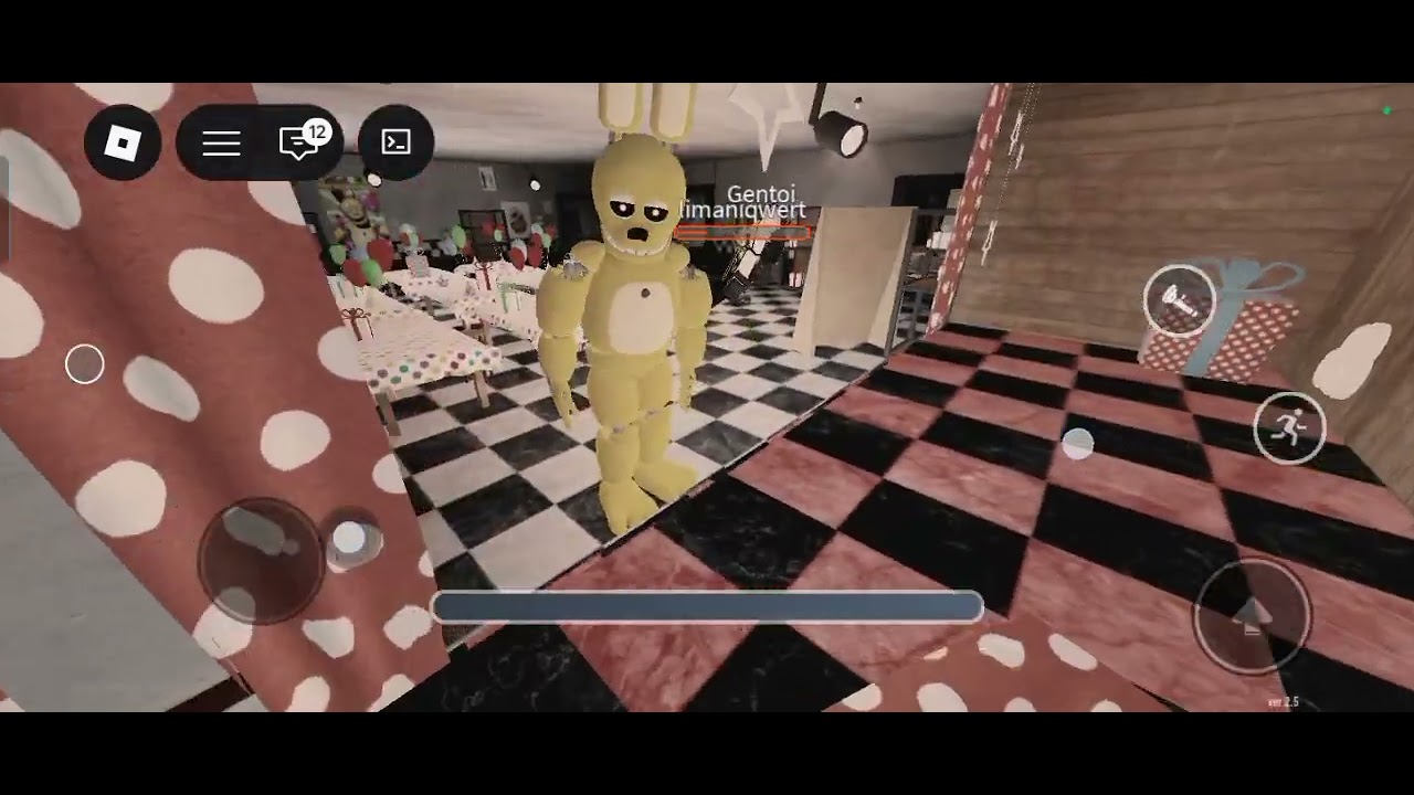 Spring Freddy is stuck 