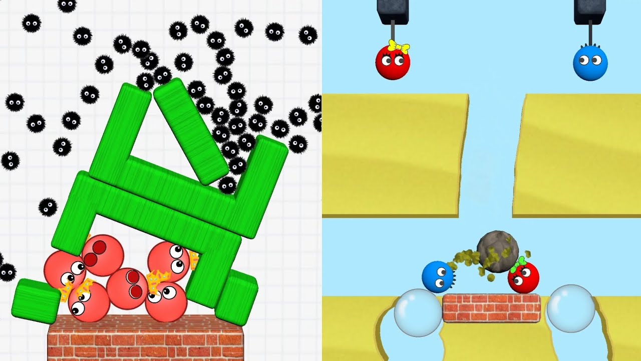 Hide Ball Vs Lucky Balls | Brain Teaser Speedrun Gameplay Max All Level's #technohackzgames 