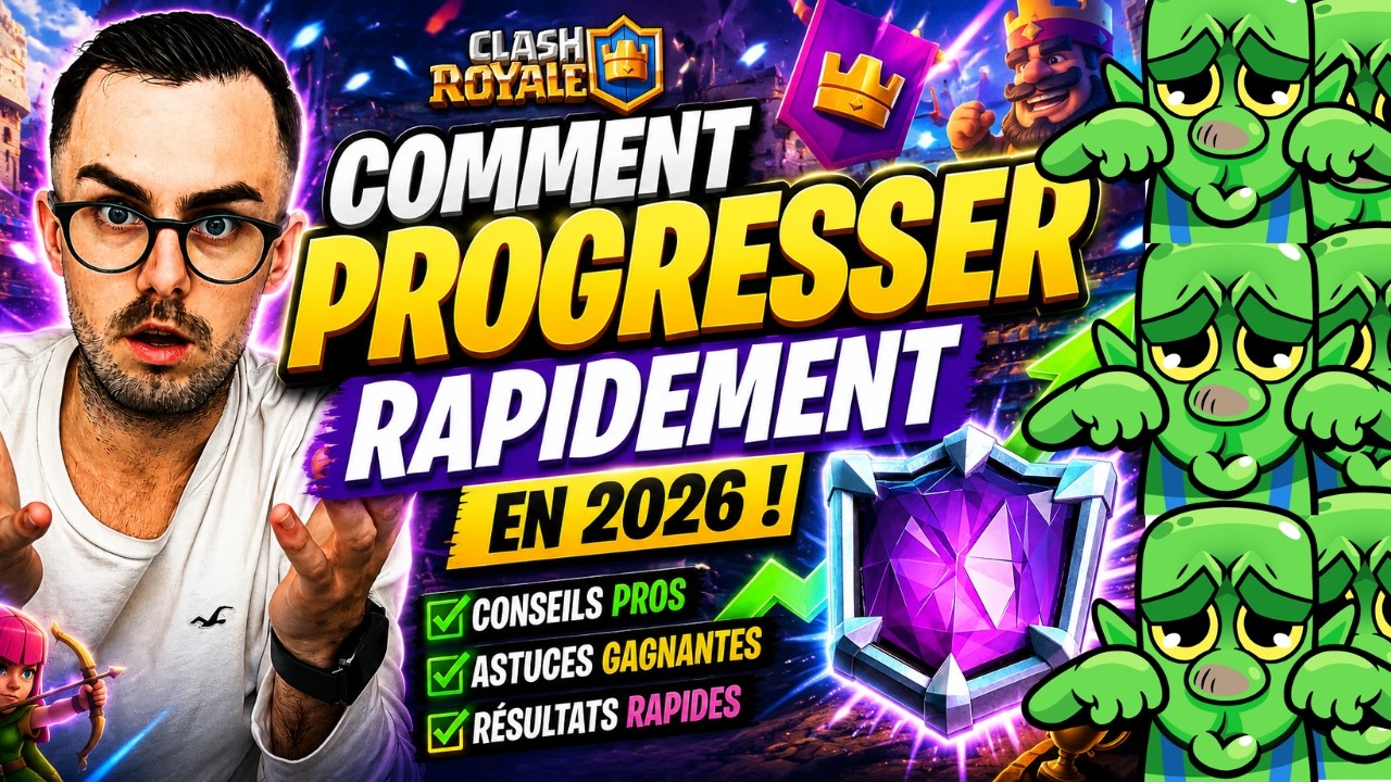 COMMENT PROGRESSER RAPIDEMENT sur Clash Royale en 2026 !