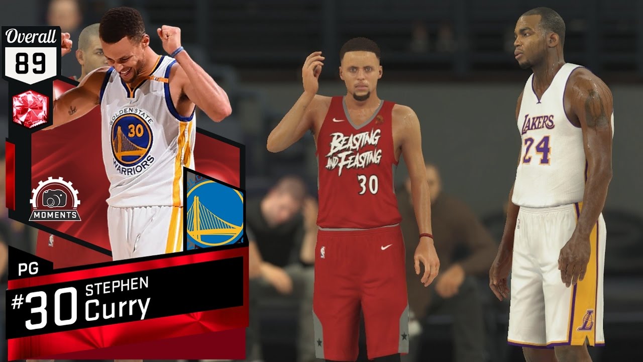NBA 2K17 PS4 My Team - Ruby Stephen Curry Debut!