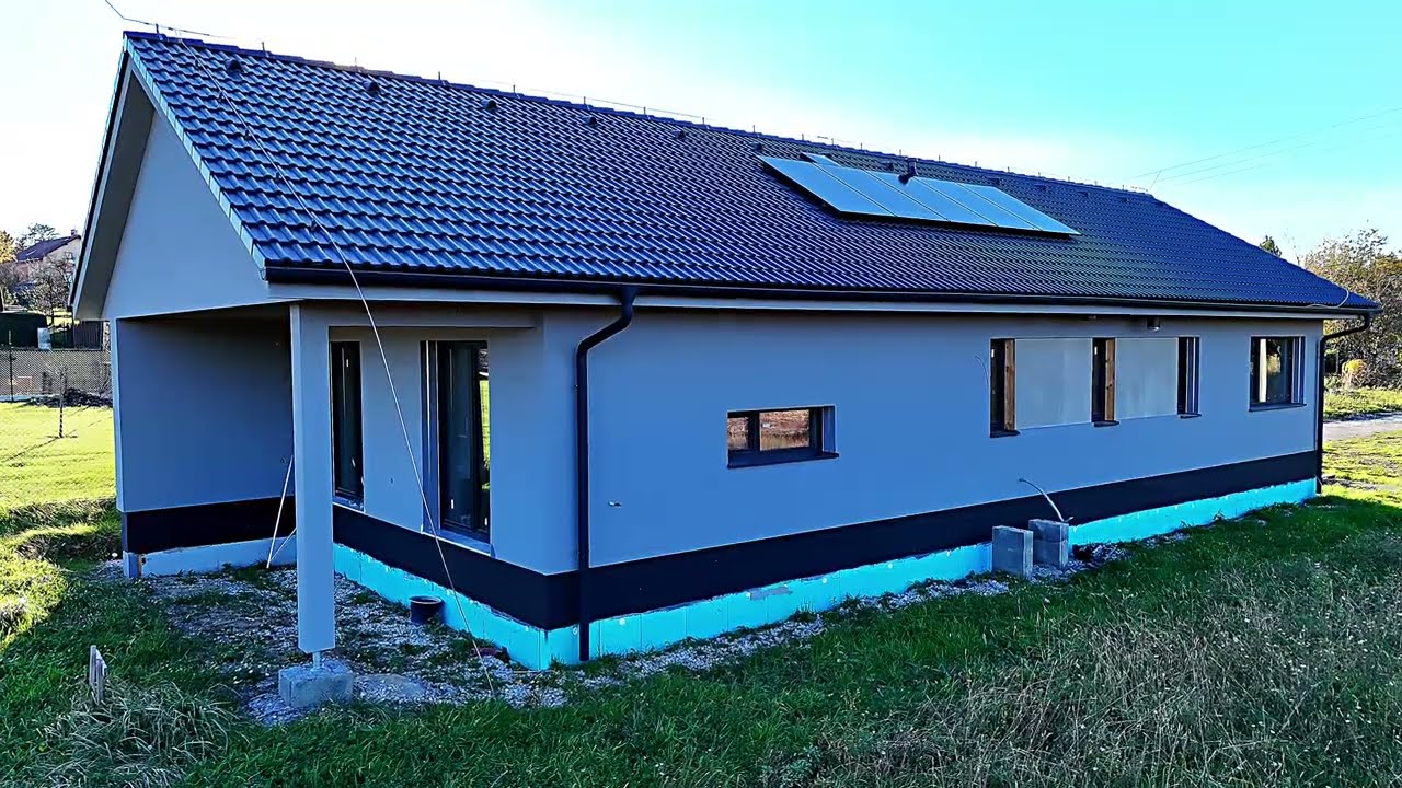 Právé stavíme: Dokončení SOLÁRNÍCH Panelů/ Bungalov 4+kk (Lubina, Koprivnice) / www.pravestavime.cz