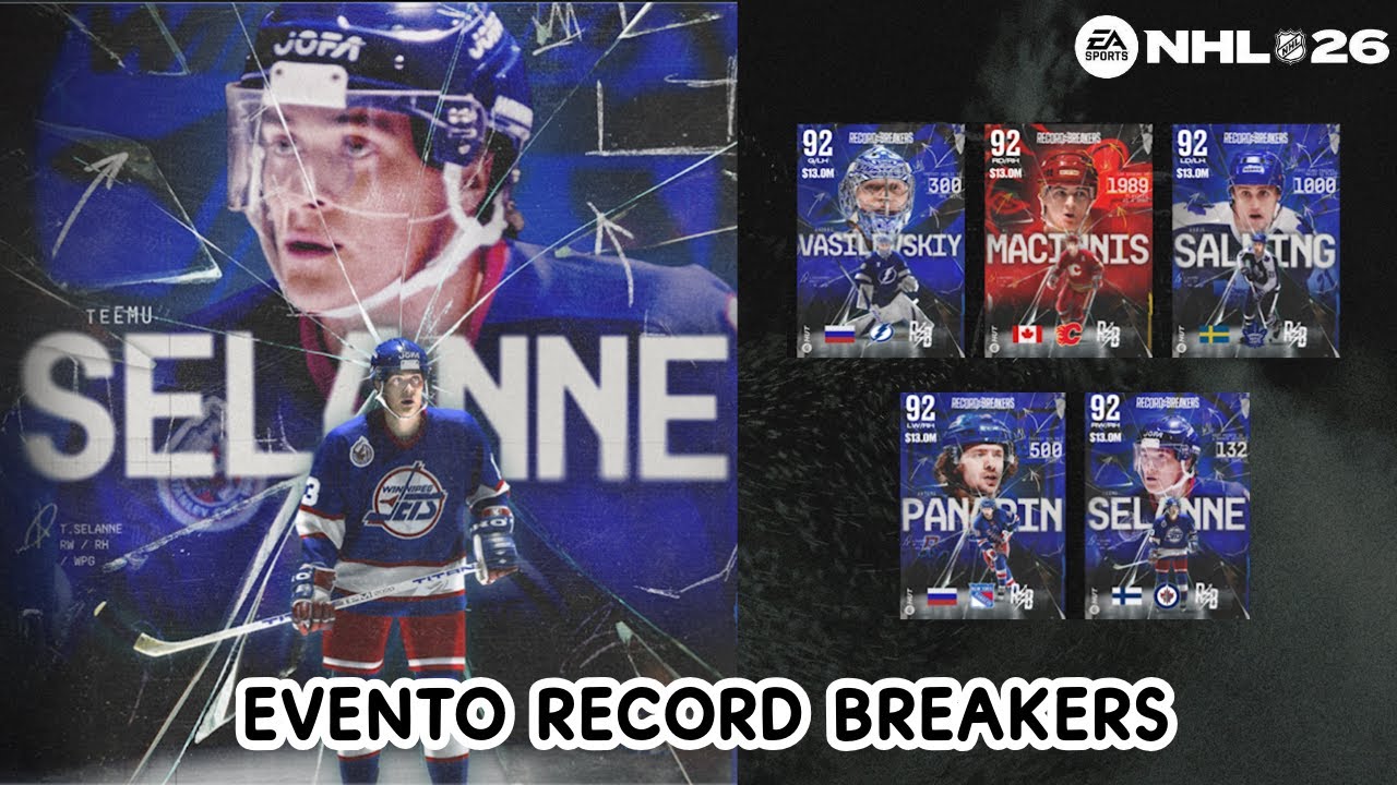 RECORD BREAKERS, NUEVO EVENTO DE NHL 26 | GUÍA COMPLETA