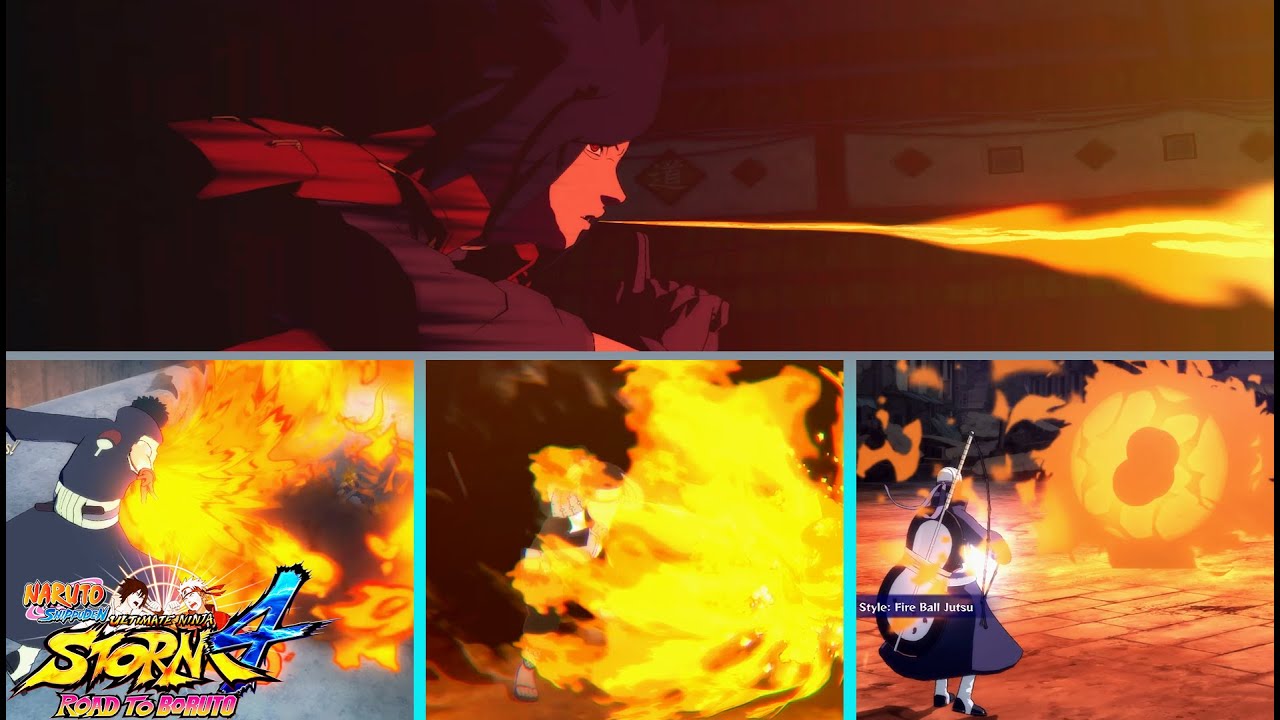 Fire Style Jutsu dan Ultimate Jutsu - Naruto Shippuden Ultimate Storm 4