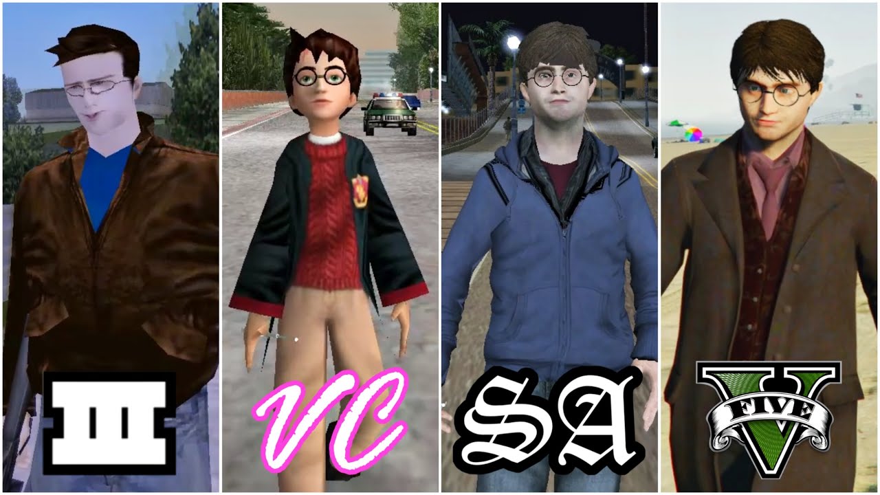 Harry Potter Visits GTA Games | EVOLUTION