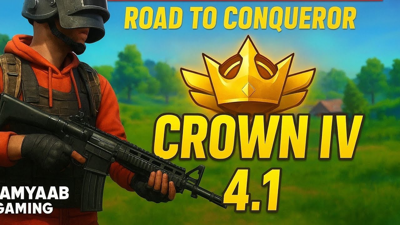 RANKPUSH JOURNEY IN BGMI/PUBG | KAAMYAAB Gaming | Reached On Crown IV 🎮 Road To Conqueror 4.1 