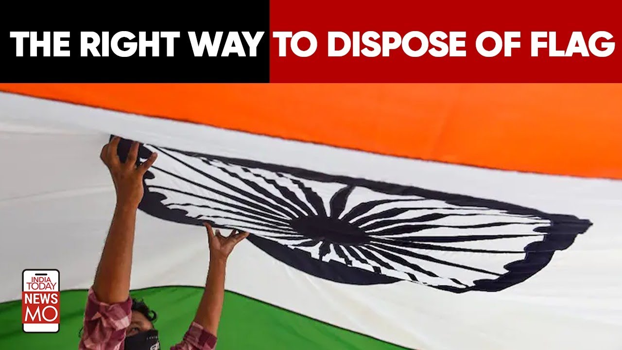 Flag Code Of India: The Right Way To Dispose Of A Worn-Out Indian Flag