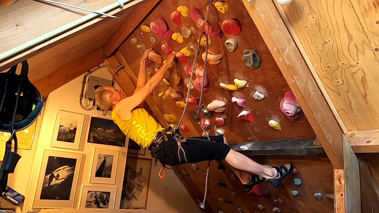 Voorklimtrainig boulderzolder
