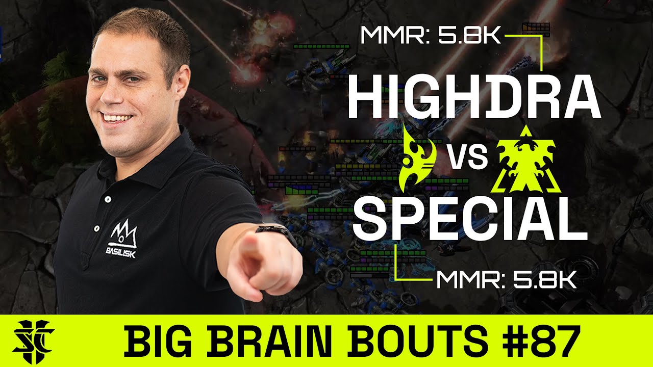 HiGhDrA VS SpeCial | BASILISK Big Brain Bouts #87 | Starcraft 2