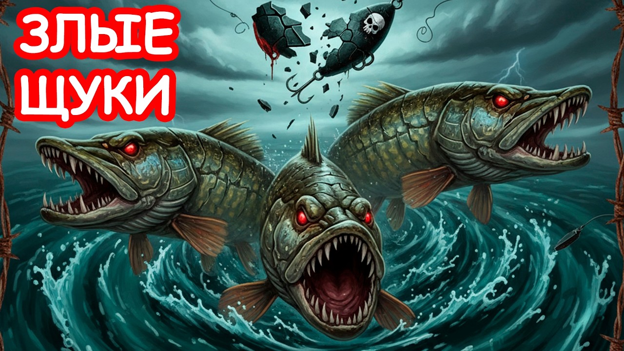 ЗЛЫЕ ЩУКИ НА СПИННИНГ. РЫБАЛКА НА ЩУКУ