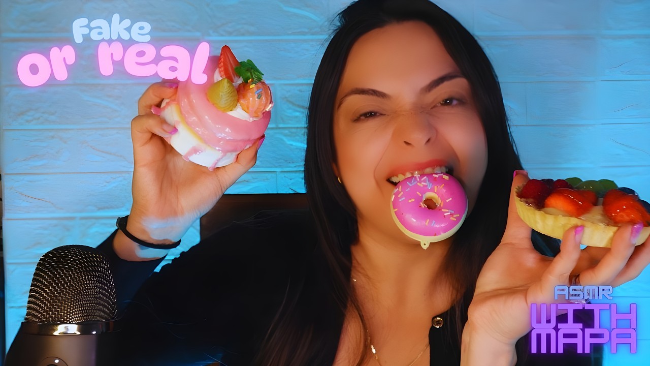 ASMR Eating Real food or fake food? 🤤 / Mukbang / Mouth Tingles / 먹방