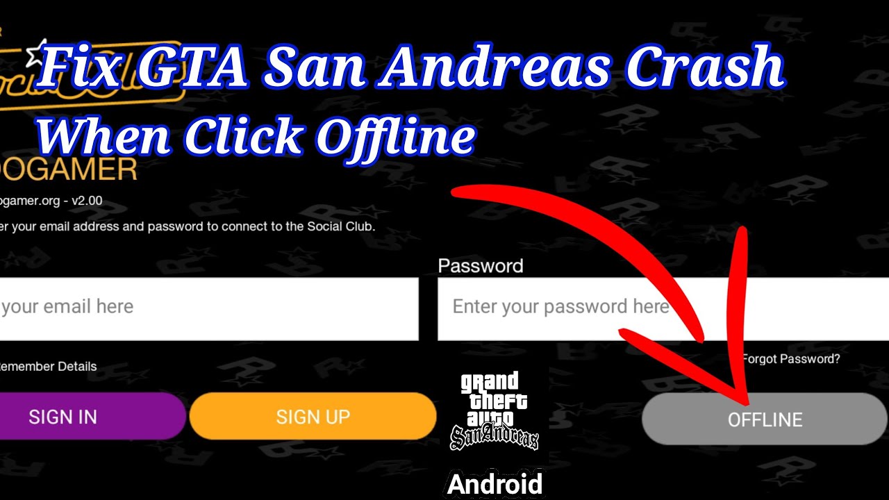 How to Fix GTA San Andreas Crash on Android | Solve GTA SA Not Opening Problem in Android Mobile