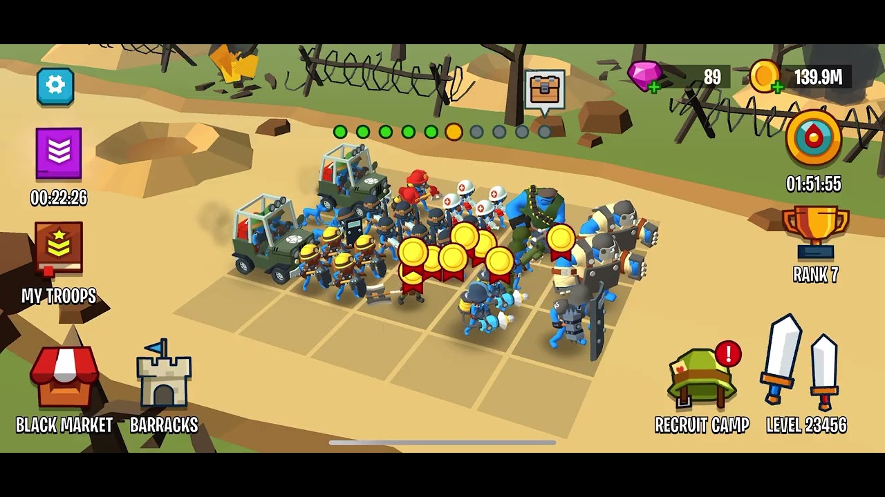 #114 Arena pvp Stick Army World War Strategy