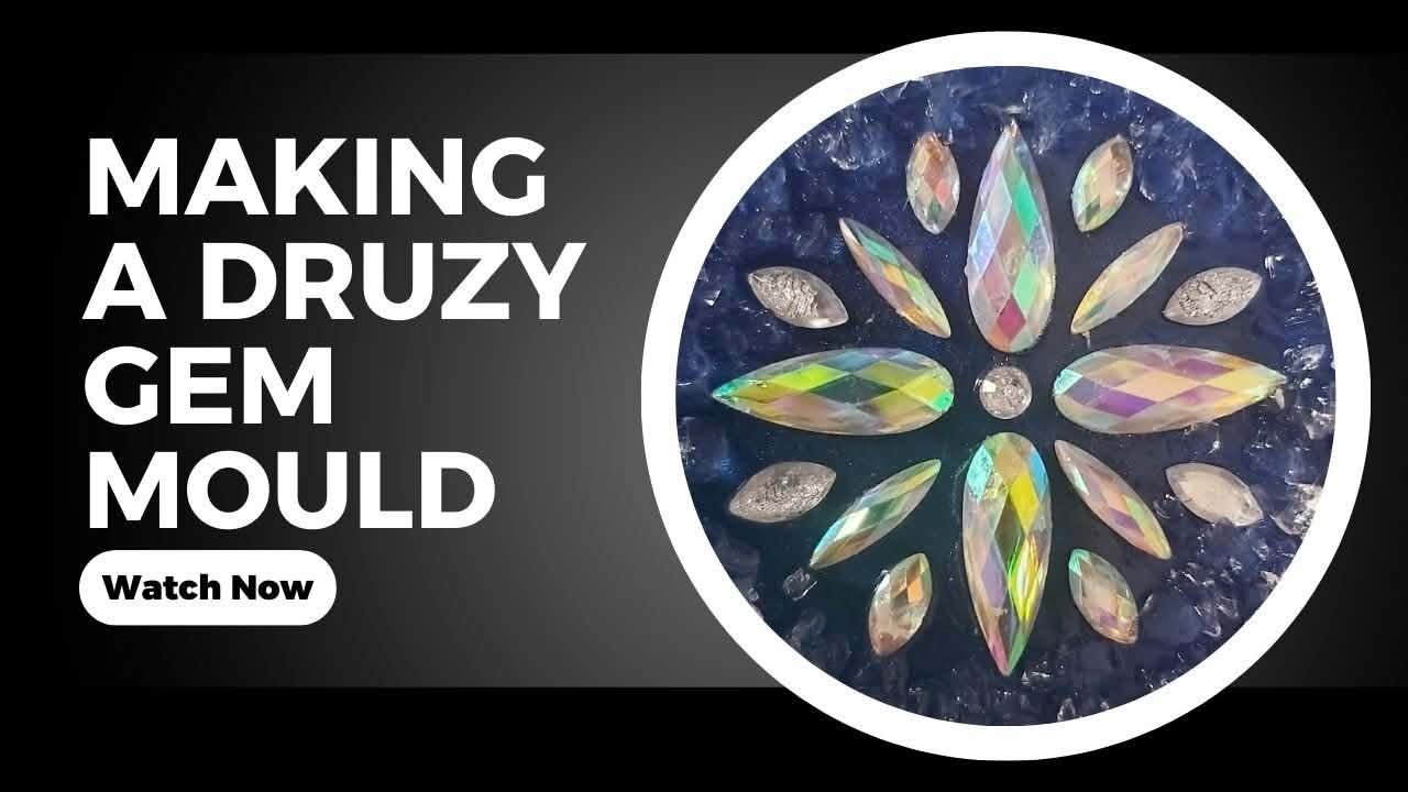 Creating A Sparkling Druzy Mould Using Silicone
