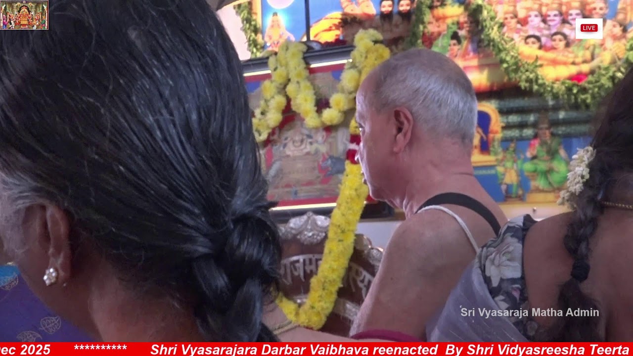 Shri Vyasarajara Darbar By ShriVidyasreesha Teertaru @Shri.Ramkumar Home Madipakkam Ch91 - 29Dec2025