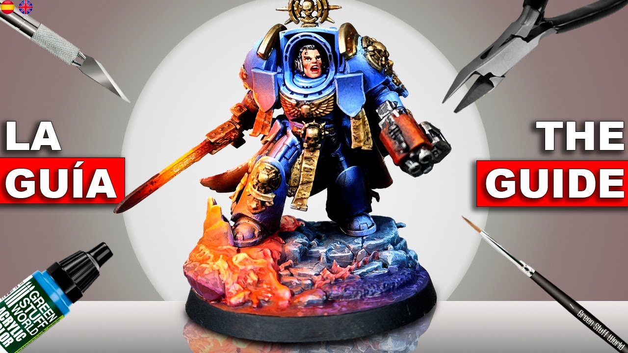 ✅GUÍA DEFINITIVA para PINTAR miniatura WARHAMMER Combat Patrol CAPITÁN Marine Espacial