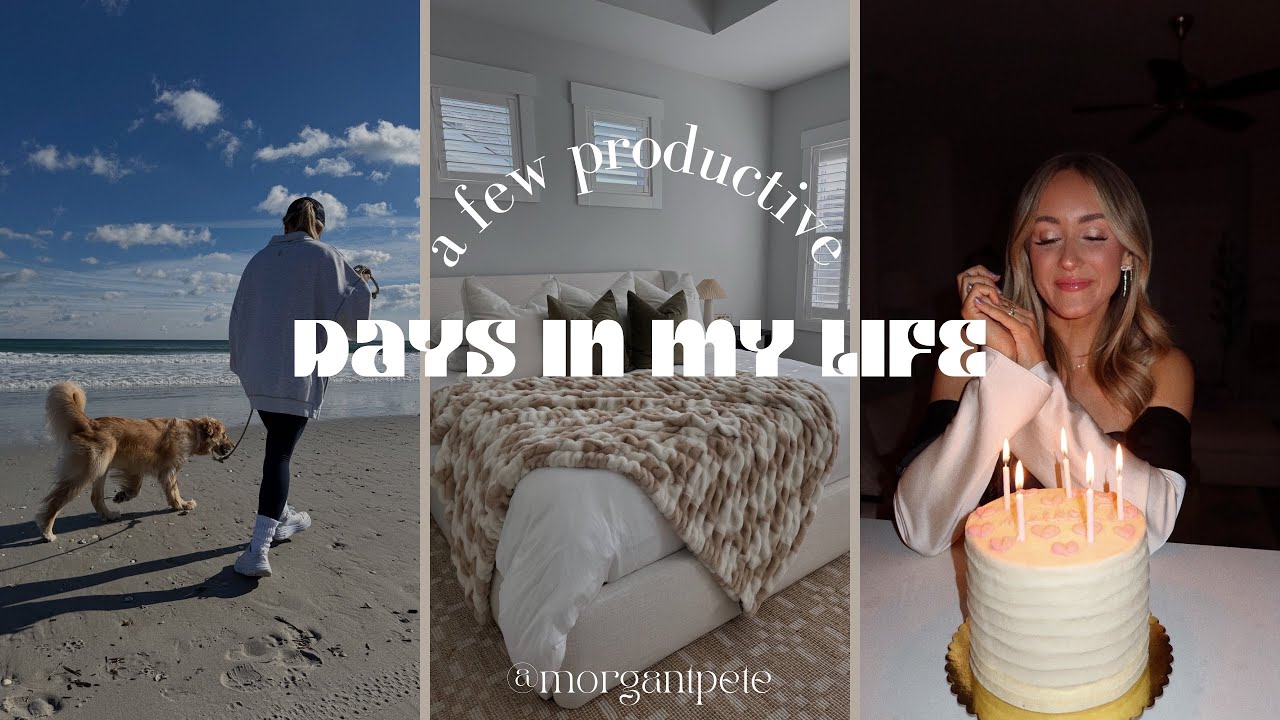 DAYS IN MY LIFE | turning 27, new nursing job, beach walk, home reset, 2025 goals, TJs haul, etc!