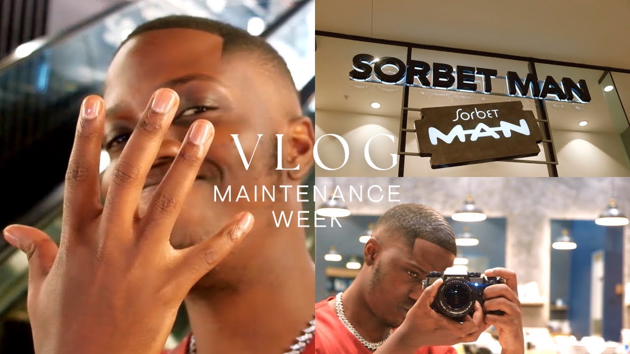 Maintenance Week Vlog: First ever manicure + pedicure at Sorbet Man || South African YouTuber