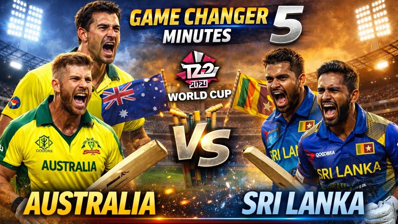 Australia vs srilanka T20 world cup match in game changer 5 v4.1 full version