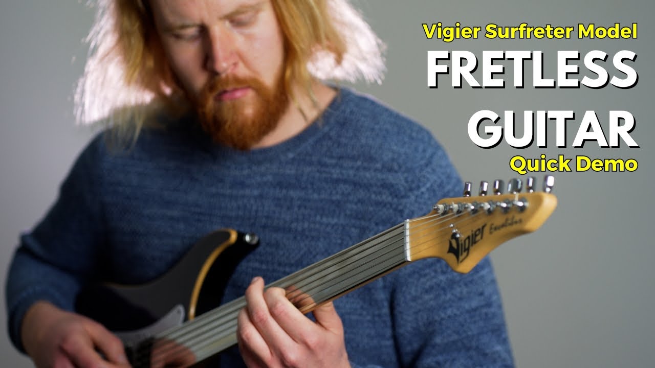 Fretless Guitar Soundscapes | Vigier Excalibur Surfeter Demo + Original Composition