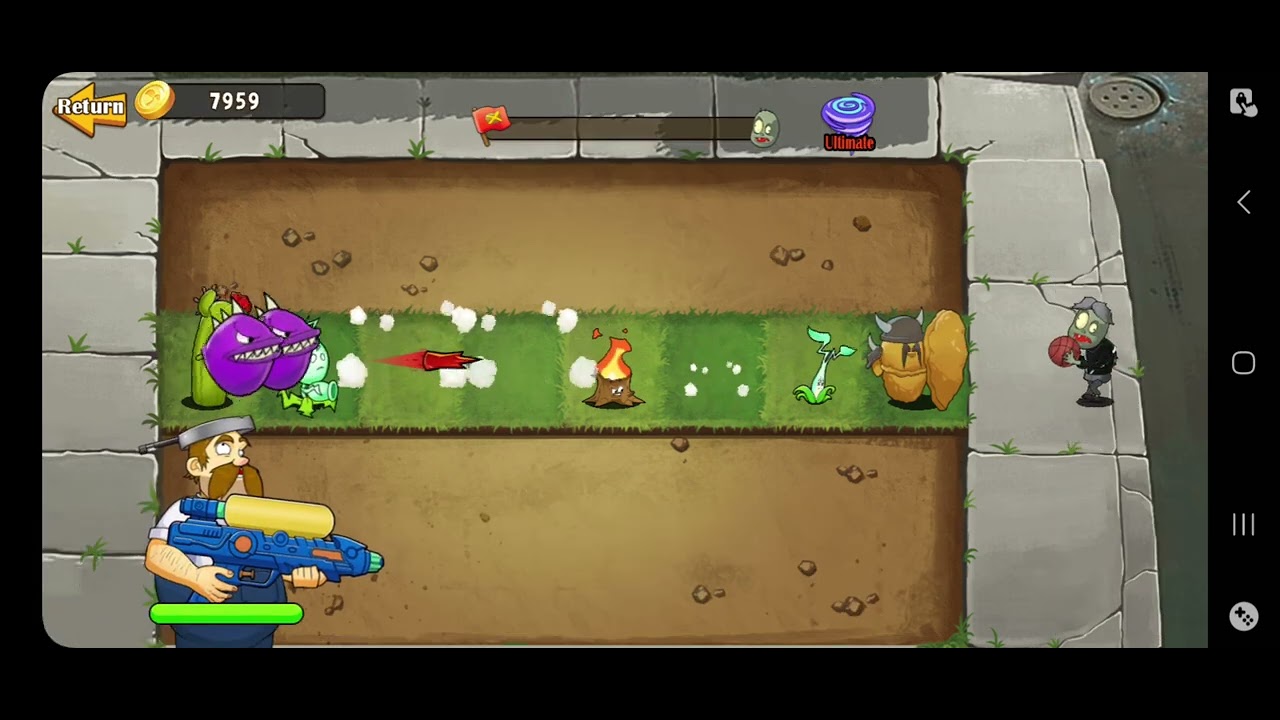 Finley playing Pvz3 with mind powers