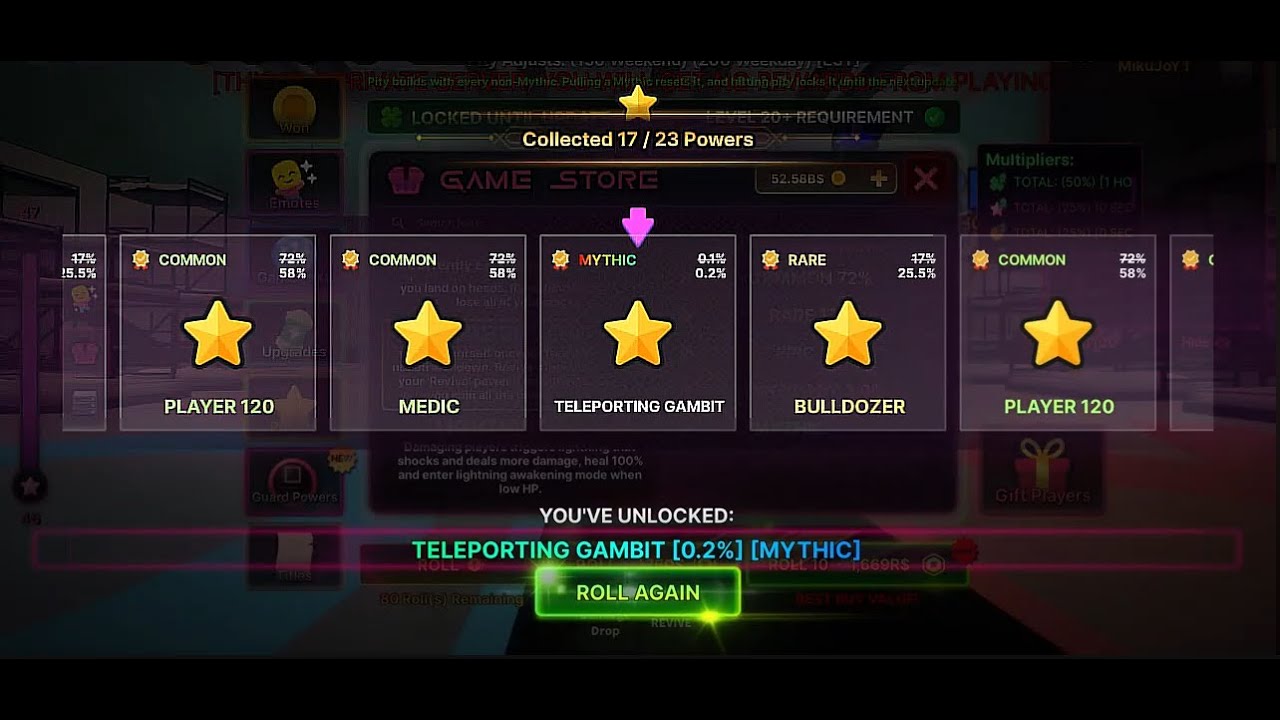 Teleporting Gambit 💔