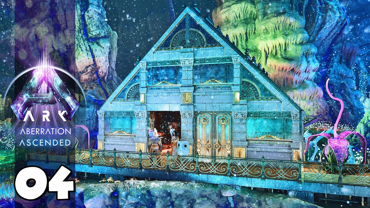 DESCENDO PARA A &Aacute;REA AZUL DO MAPA!!! ARK: Aberration 04