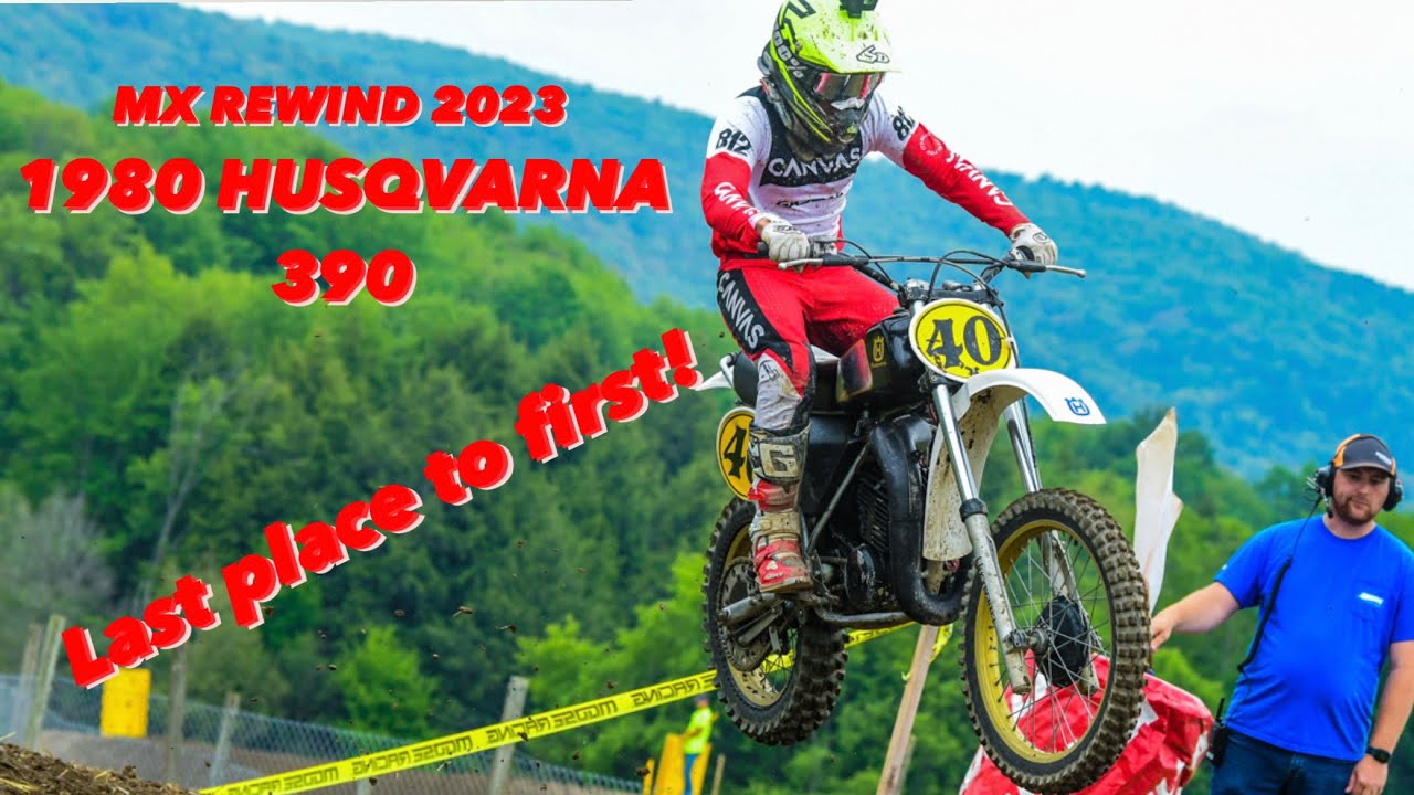 LAST TO FIRST PLACE - 1980 Husqvarna 390 - Unadilla MX Rewind 2023
