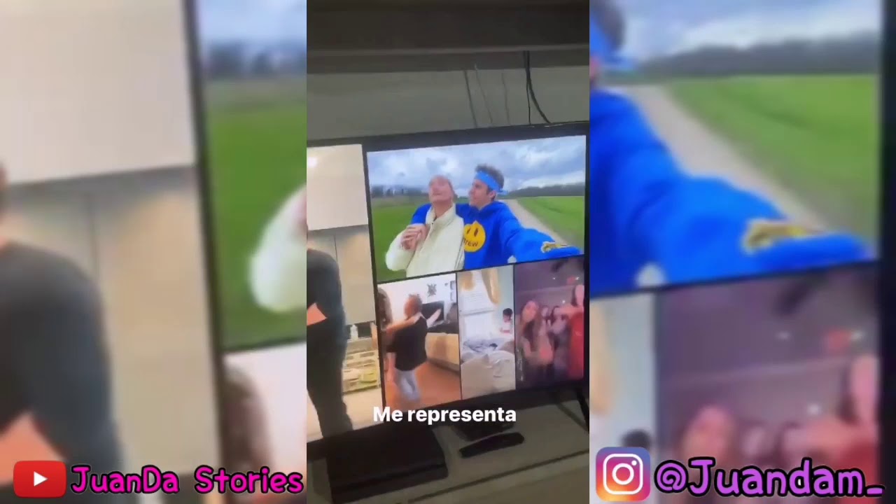 JuanDa se queda atrapado en la sala de su casa