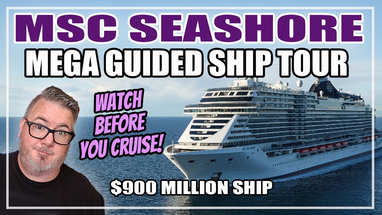 Экскурсия по лайнеру MSC Seashore | Экскурсия по круизному лайнеру стоимостью 900 миллионов долларов