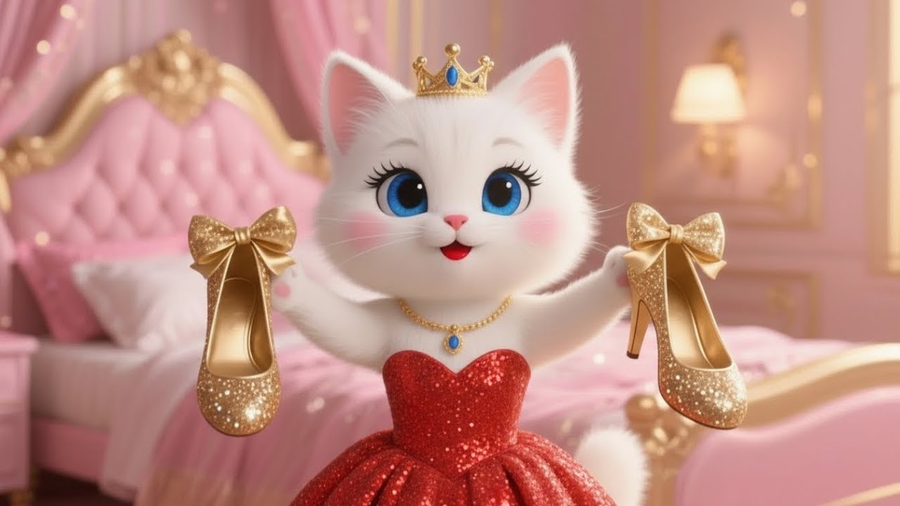 Cute kitty Tries Makeup For Fashion Show | Ai Cat Story