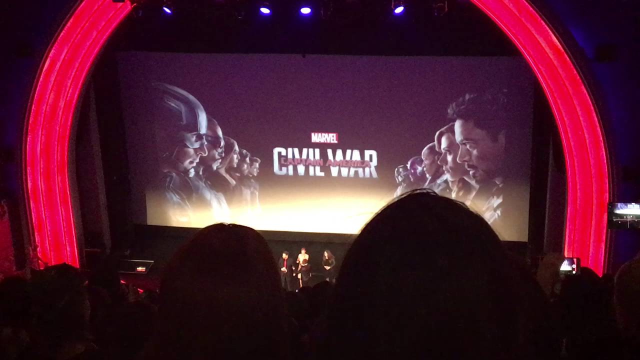 Captain America Civil War Premiere in Paris (Grand Rex) 18.04.16