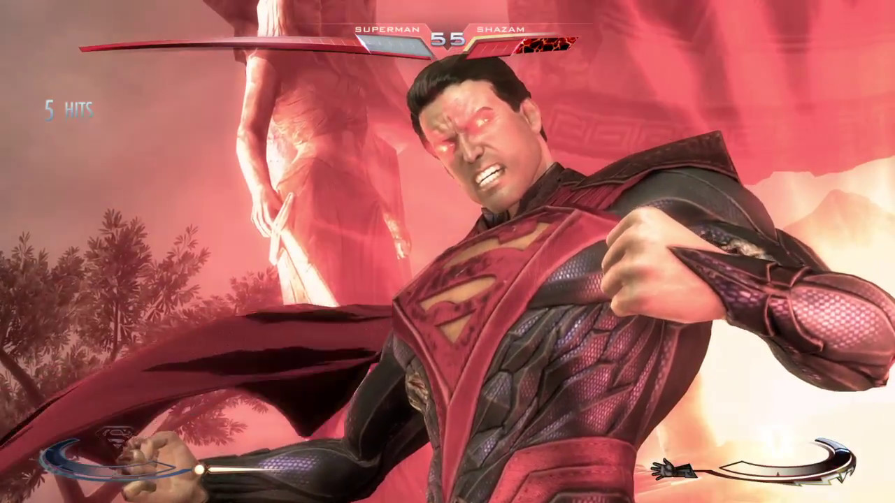 Injustice: Gods Among Us Ultimate Edition Superman Regime VS Heroes Gameplay